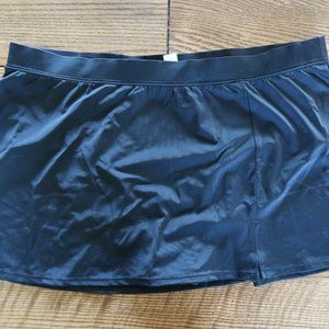 Bal Harbor Women's Black Swim Bottoms (Skirt) Size XL